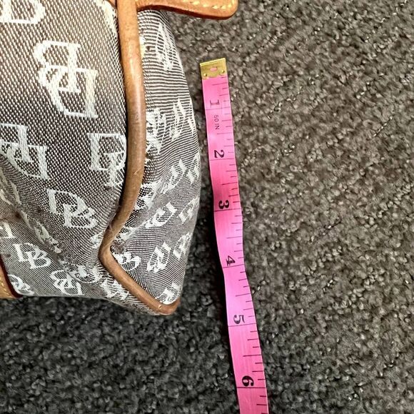 Dooney & Bourke All Over Signature Print Mini Shoulder Bag Y2K - Picture 9 of 14